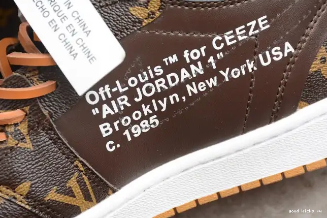 Air Jordan AJ1 Off-Louis x OW 1 AQ0818-158 0420